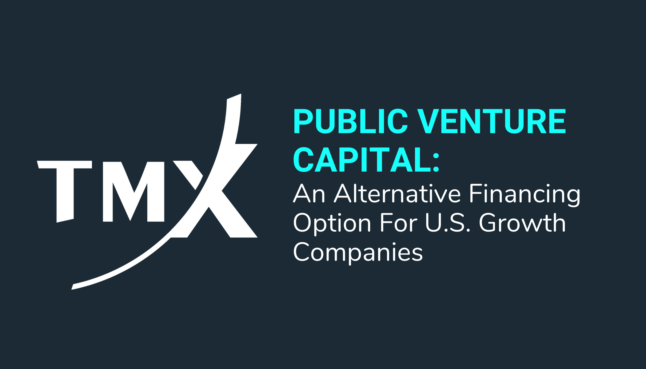 Public Venture Capital: An Alternative Financing Option For U.S.  Growth Companies
